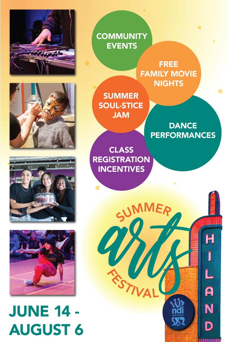 NDI New Mexico at The Hiland Theater Summer Arts Fest